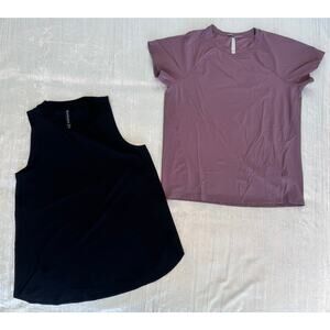 Lot of TWO: Women’s Athleta Sleeveless & Short-Sleeve Shirts, XS